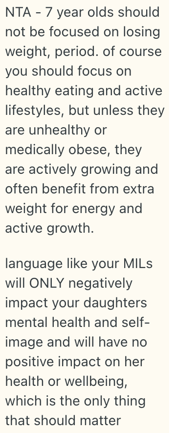 Screenshot 2025 07 08 at 8.31.58 AM She Got Tired Of Her Mother in Law Making Comments About Her Daughters Weight, So She Told Her To Knock It Off